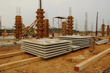 Yarım blok kat Panel Prefabrik konstrüksiyon