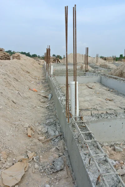 Construction of ground Beam — Stock Fotó