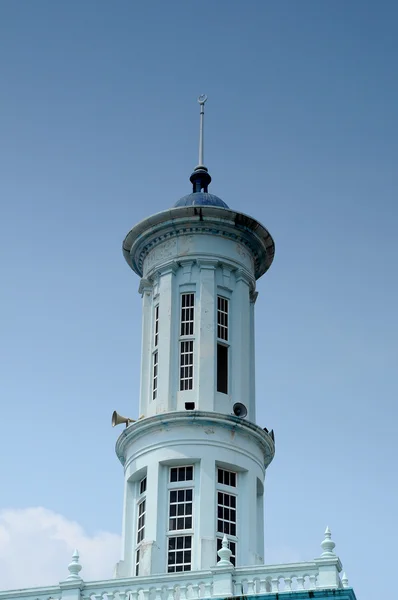 Minaret de la mosquée du sultan Ismaïl à Muar, Johor, Malaisie — Photo