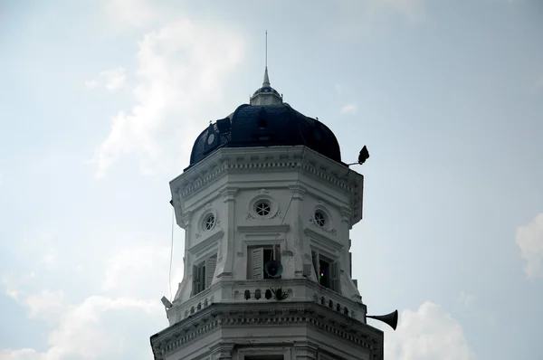 Détail architectural à la mosquée d'État Sultan Abu Bakar à Johor Bharu, Malaisie — Photo