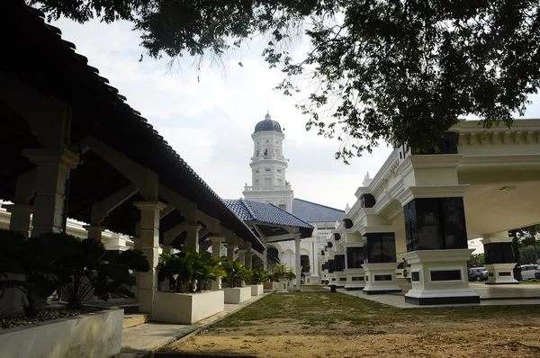Architektonisches Detail an der Sultan-Abu-Bakar-Staatsmoschee in Johor-Bharu, Malaysia — Stockfoto