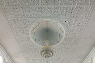 detay ve desen sultan Ismail Camii muar, johor, Malezya, tavan