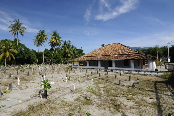 Den gamla moskén av pengkalan kakap i merbok, kedah — Stockfoto