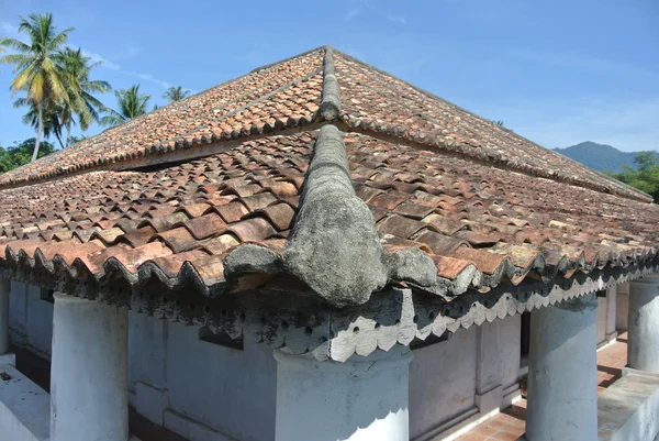 Detalle del tejado de la antigua mezquita de Pengkalan Kakap en Merbok, Kedah — Foto de Stock