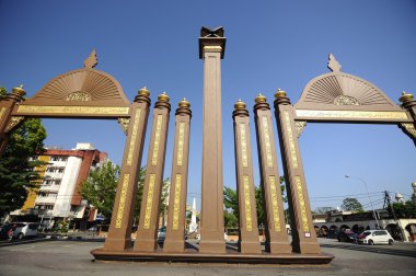 Pintu Gerbang Kota Sultan Ismail Petra in Kota Bharu, Kelantan, Malaysia. clipart