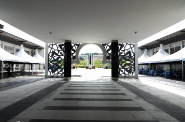Malezya, Selangor 'daki Puncak Alam Camii' nin içi