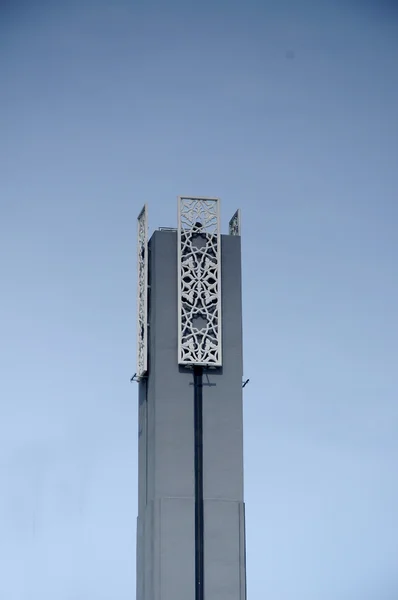 Minarete da Mesquita Puncak Alam em Selangor, Malásia — Fotografia de Stock