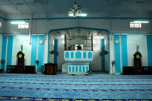 Mimbar von Masjid Jamek Dato Bentara Luar in Batu Pahat, Johor, Malaysia — Stockfoto