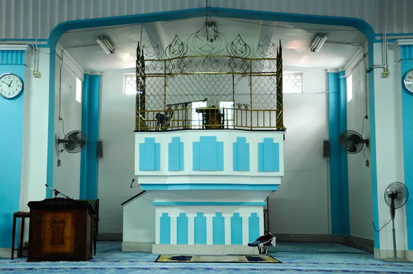 Mimbar Masjid Jamek Dato Bentara Luar Batu Pahat, Johor, Malezya — Stok fotoğraf