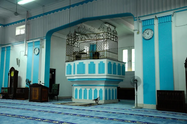 Mimbar von Masjid Jamek Dato Bentara Luar in Batu Pahat, Johor, Malaysia — Stockfoto