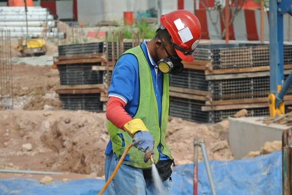 İnşaat İşçileri anti püskürtme termit kimyasal arıtma yığını kap