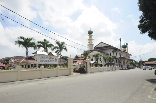 Mesquita Langgar em Kota Bharu, Kelantan, Malásia — Fotografia de Stock