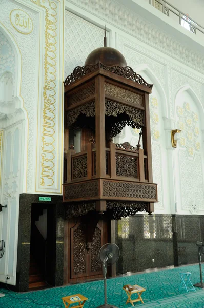 Mesquita do Sultão Abdul Samad t.c.p. Mesquita da KLIA — Fotografia de Stock