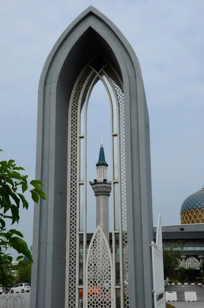 Mesquita do Sultão Abdul Samad t.c.p. Mesquita da KLIA — Fotografia de Stock