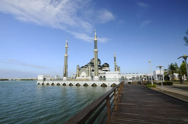 Mesquita de cristal em Terengganu, Malásia — Fotografia de Stock