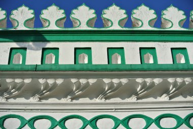 Architectural detail of the India Muslim Mosque in Ipoh, Malaysia