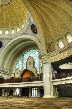 Federal Bölge Camii aka Mescidi Vilayet Persekutuan iç
