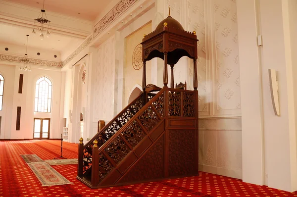 Mimbar Tengku Ampuan Cemaa Camii Selangor, Malezya — Stok fotoğraf