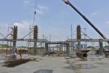 İnşaat alanında devam eden Malezya