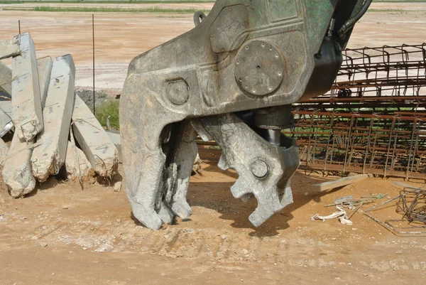 Betonbrechermaschine — Stockfoto