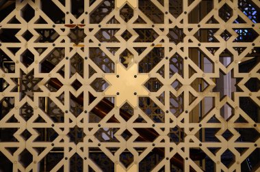 Sultan Salahuddin Abdul Aziz Shah cami de İslam geometrik desen