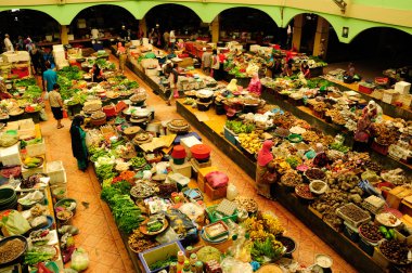 Siti Khadijah Market in in Kota Bharu, Kelantan, Malaysia, Asia