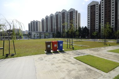 Public field at the Ara Damansara Mosque in Selangor, Malaysia