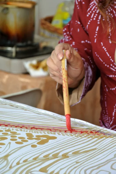 Malaysia traditionelles Batik-Canting oder Batik-Tulis — Stockfoto