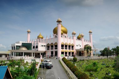 Kuching kasaba cami aka Mescidi Bandaraya Kuching Sarawak, Malezya