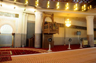 Malezya ulusal Camii aka Mescidi Negara iç