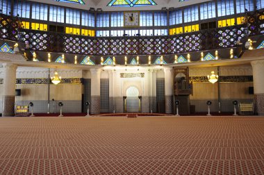 Malezya ulusal Camii aka Mescidi Negara iç