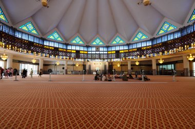 Malezya ulusal Camii aka Mescidi Negara iç