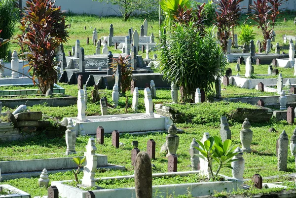 Cimitero islamico a Ipoh Perak, Malesia — Foto Stock