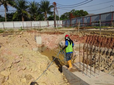 İnşaat İşçileri anti püskürtme termit kimyasal arıtma