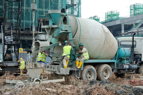 Beton beton kamyon alan Vinç kovası