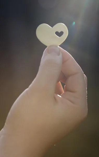 Hand Holding Heart Shape — Stock Photo, Image