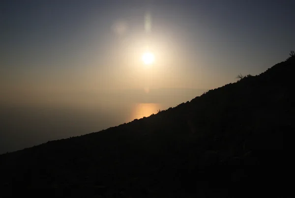 The Sun Rises over the Dead Sea