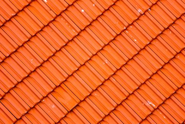 Modern kırmızı Çatı döşeme deseni çapraz olarak ayarla