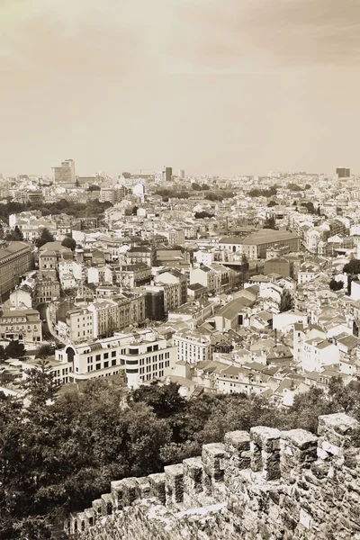 Lizbon görünüm sepya sesi