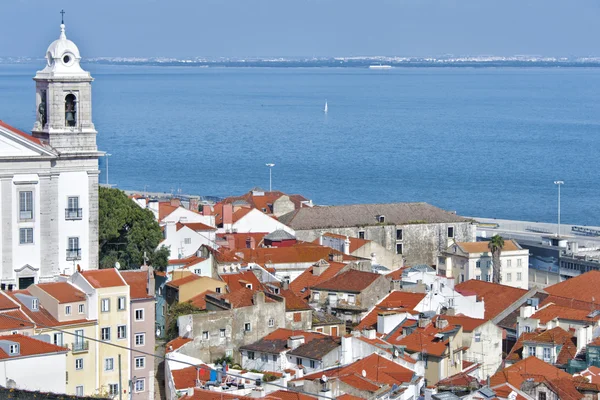Overlook Santa Luzia, Portekiz'in Lizbon görünümü