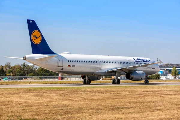 Boryspil Ucrania Septiembre 2019 Airplane Airbus A321 Lufthansa Aeropuerto Internacional — Foto de Stock