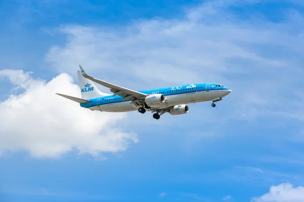 Airplane Boeing 737 300 Klm Royal Dutch Airlines Taking Boryspil — Stock Photo, Image