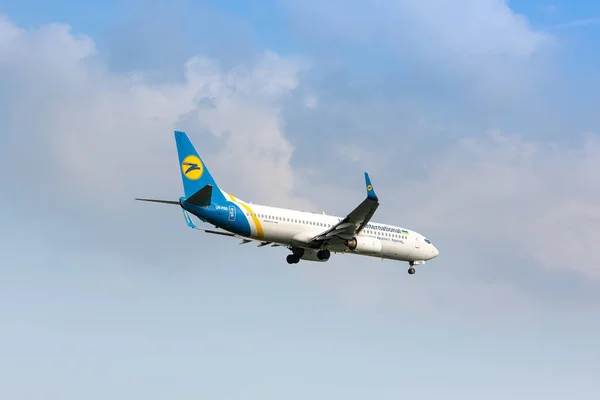 Boryspil Ucrania Mayo 2019 Avión Boeing 737 800 Ukraine International — Foto de Stock