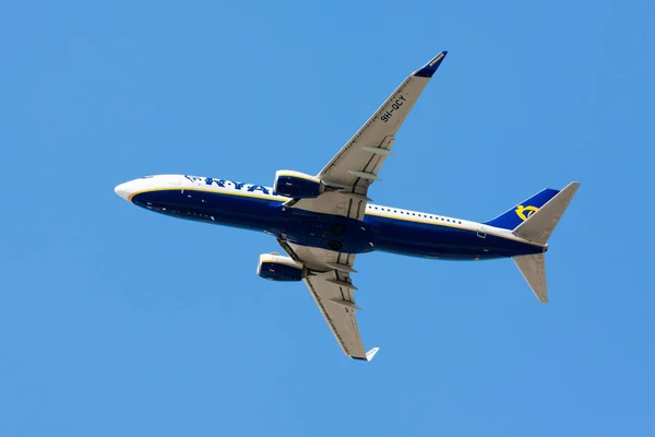 Boryspil Ucrania Julio 2020 Avión Boeing 737 800 Ryanair Aterriza — Foto de Stock