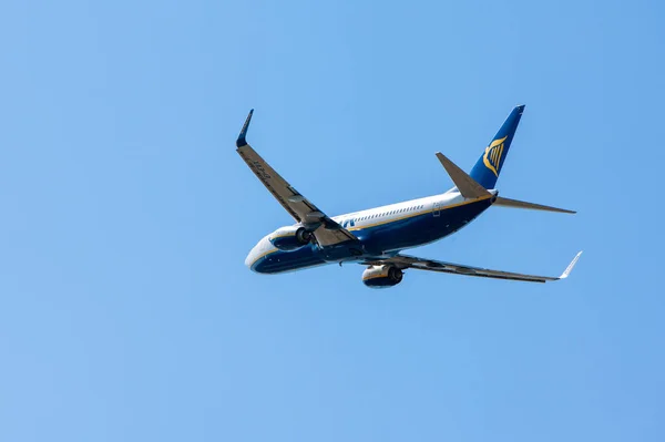 Boryspil Ukraine August 2019 Airplane Boeing 737 800 Ryanair Airlines — Foto de Stock