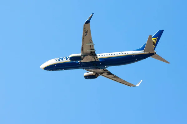 Boryspil Ucrania Agosto 2019 Avión Boeing 737 800 Ryanair Airlines — Foto de Stock