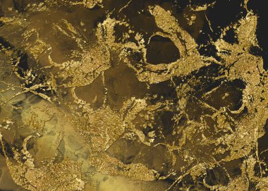 Sanat eserleri için Altın Soyut Dekoratif Kağıt Dokusu- İllüstrasyon
