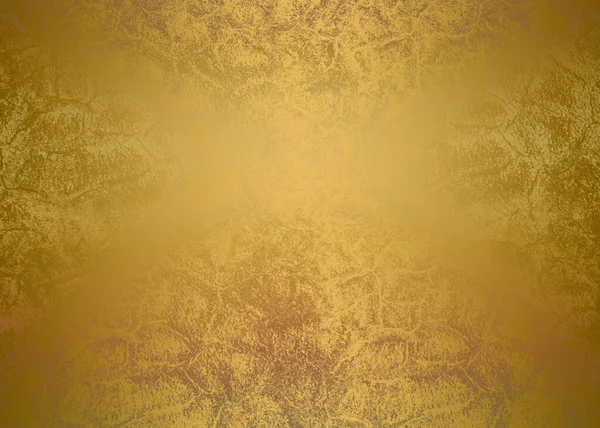 Golden Astratto Sfondo Carta Decorativa Texture Opere Arte Illustrazione — Foto Stock