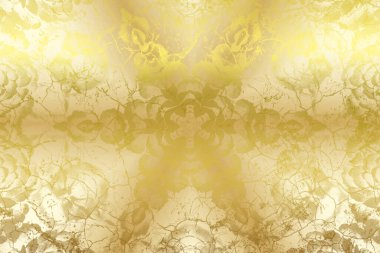 Sanat eserleri için Altın Soyut Dekoratif Kağıt Dokusu- İllüstrasyon