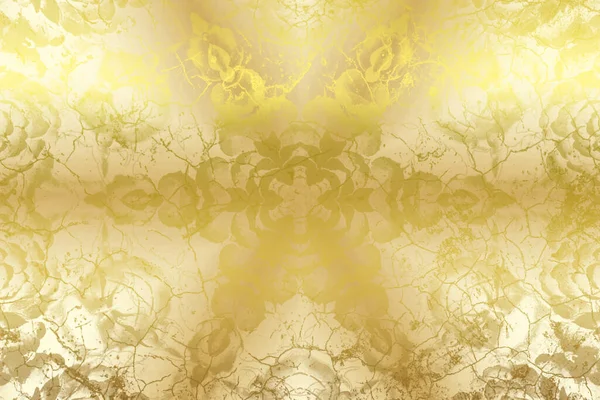 Sanat eserleri için Altın Soyut Dekoratif Kağıt Dokusu- İllüstrasyon